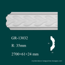 home interior decorator fireproof PU architectural molding with high density